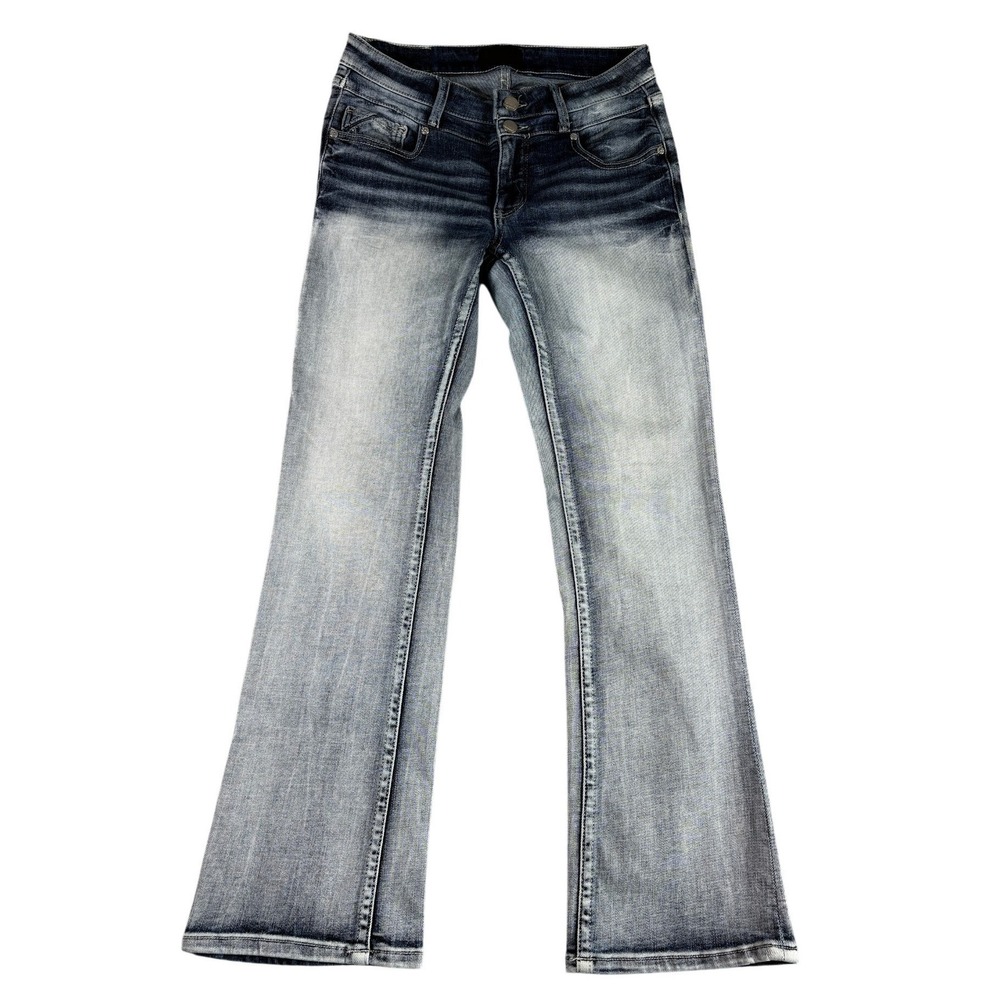 Buckle Black Fit No. 53 Tailored Bootcut Jeans Womens 26x30 Blue Denim Faded Y2K